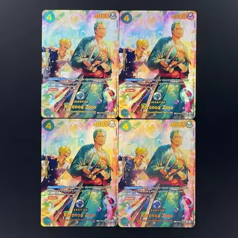 One Piece TCG OPCG English PRB02-006 Zoro SP Zoro&Sanji Textured Foil Card Anime Collectible Cards