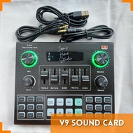 ♜ ☪ ♞,♘,♙Premium Quality v9 Live Sound Card w/ Bm800 Condenser Microphone Set 2024 model Recording