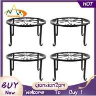 【rbkqrpesuhjy】4 Pieces of Plant Stand Indoor and Outdoor Metal Rust-Proof Plant Stand, Classic Flower Pot Stand