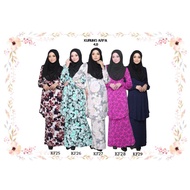 KURUNG EKSLUSIF 2 IN 1 - KURUNG MODEN BLOUSE ARFA IRONLESS NURSING FRIENDLY KF02