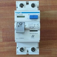 Hager 40A / 2P 100mA ELCB