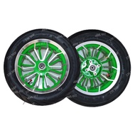 วงล้อแมกซ์ชุด MSX SF125 MSX-NEW สีเขียว ประกอบเสร็จพร้อมใช้งาน 239 SHOP