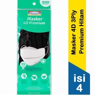 Indomaret Masker 4D Premium 4'S Hitam