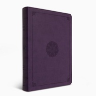 ESV Large Print Bible: TruTone , Lavender, Emblem Design