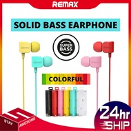 💥100% ORIGINAL SUPER BASS HIGH QUALITY SOUND REMAX WIRED IN-EAR EARPHONE WITH MIC RM-502 STEREO EAR PHONE💥