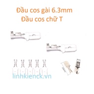 (10 Pieces) 6.3mm E connector, T-shaped connector, wire clamp, wire connector
