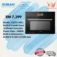 Robam 60cm/40L Built-in Combi Oven + Steam CQ751