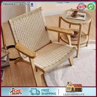 LEJU Lazy Chair Dining Chair Vintage Lying Chair Nordic Rattan Lazy Chair Wooden Stool Living Room L