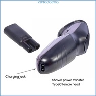 VIVI Type C to 2 Pin Power Adapter 5V USB C to 2 Pin Female Charging Plug for Razor