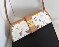 Louis Vuitton LV Tri-color Vintage Hand Bag LV白三彩村上隆手袋