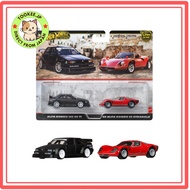 Hot Wheels Premium 2-Pack Alfa Romeo 155 V6 TI / '69 Alfa Romeo 33 Stradale Toy Vehicles Die-Cast Ca