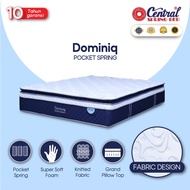 Central Dominiq Pocket Plush Top Pillow Top Hanya Matrass