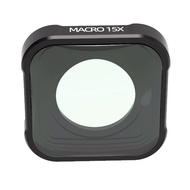 15X Macro Camera Fisheye Optical Glass Acces for Hero 109 Black