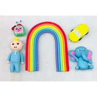c0c0melon b0ss baby ms rachel cake topper