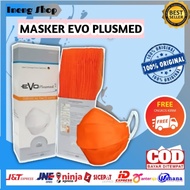 Masker Evo Plusmed Medis 4D Warna Surgical Face Mask Earloop Original