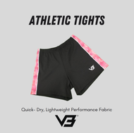 Seluar Pendek Tights Female Pink Petal Shorts Sports V3 Sports black Tights Fast Dry Comfortable Rea