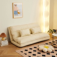 🎁Lazy Sofa Bed Foldable Small Apartment Bedroom Single Double Dual-Use Balcony Multi-Functional Tatami