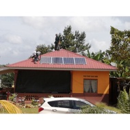 Solar Hybrid Off Grid Single Phase 220V-240V Kebun Durian Sawit Sarang Burung Walit Rumah Rakit Pond