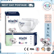 Aiwibi Premium Natural Diapers Tape Pants Lampin Bayi - S/M/L/XL/XXL