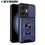 For Realme C55 C53 C75 C71 P3 Lite C73 case Slide Camera Lens Protection Ring Stand armor Hard casin