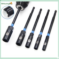 <MRBUNNYB-Hot> 5PC 150mm Hex Nut Driver Drill Bit Adapter Socket Wrench Extension Sleeve 6-14mm❀