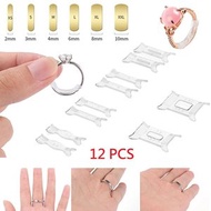 【12個裝】戒指調節墊 戒指大小調節器 戒指大小調節墊 戒指調節器 固定縮小墊