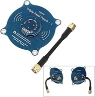 Triple Feed High Gain Pagoda Patch Antenna 5.8G 9.4dBi Directional Long Range LHCP RHCP Antenna for 