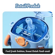 NEWEST PRODUCT! 550Ml Bus-Shaped Children's Drinking Water Bottle Flip Top Bus Children's Drinking B