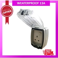 WEATHERPROOF 13A SWITCH SOCKET PLUG IP66 WATERPROOF OUTDOOR (MIKA/LSE)