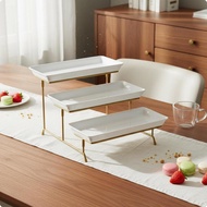 [tenlzsp0bc] 3 Tier Dessert Stand Elegant 3 Tier Cake Stand Reusable Tiered Tray for Afternoon Tea, 