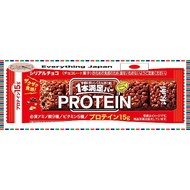【Direct from Japan】Asahi 1 Satisfaction Protein Bar Protein Chocolate Cacao 1 x 9 pieces