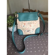 Sonovi Printed Teal Sling Bag