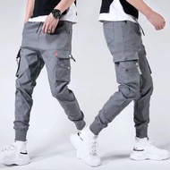 M-5XL Fashion New Plus Size Functional Sports Multi Pocket Casual Cargo Pants Men