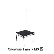 韓🇰🇷 Snowline Cube Family Table M3 ⁣camping table 露營枱 camp 露營桌 四方枱 全黑枱 hiking 野餐枱