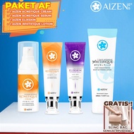 Af Package - 1 Aizen Acne Cream + 1 Aizen Acne Serum + 1 Aizen Elixskin + 1 Aizen Whitifique Lotion