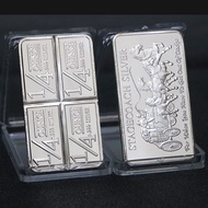 Canadian Commemorative Coin Square Silver Plated Carriage Block Coin Commemorative Coin 5.9~26