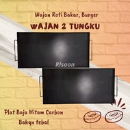 2 Burner Frying Pan / Special 2 Burner Burger Toast Pan