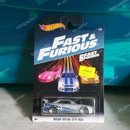 Hotwheels Nissan Skyline GTR R34 Fast And Furious Silver Blue