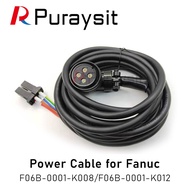 Puraysit Servo Motor Power Cable F06B-0001-K008 F06B-0001-K012 3M 5M 8M 10M for Fanuc