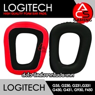 ACS ฟองน้ำหูฟัง Logitech (เลือกแบบได้) สำหรับรุ่น G35 G230 G231 G331 G430 G431 G930 F450 Gaming Head