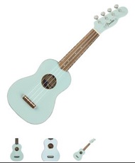 環保價 Fender 夏威夷小結他 勁靚淺藍色 Venice Soprano Ukulele Daphne Blue 只用了幾次 原價購$800+ 連黑色袋 sf到付，大埔面交/逢星期六下午油麻地中華