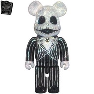 實體店預訂 <日版> 日本直送 Medicom Toy Bearbrick BE@RBRICK CRYSTAL DECORATE Jack Skellington 400％ THE NIGHTMARE