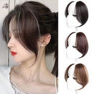 JEREMY1 Long Bangs Clip-In Elegant Fashion Fringe Clip Wigs Hair Extension Two Side Fringe Bangs Cli