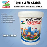 SKK Clear Sealer 18 Liter ; High adhesive Sealer for Texture Coatings Cat Undercoat Dinding Gam