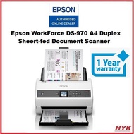 Epson Workforce DS-970 Sheetfed Scanner - 600 dpi Optical,White