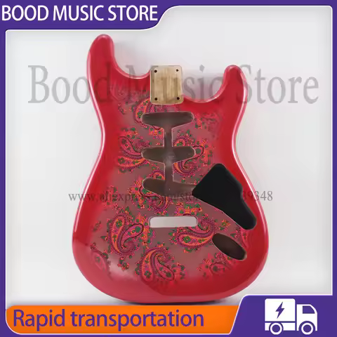 AAAAA Red Paisley Electric Guitar Body Alder Wood High-end Body DIY Electric Guitar for Fend straoca