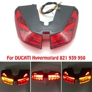 For DUCATI Hypermotard 821 939 950 Motorcycle LED Rear Tail Light Brake Lamp Turn Signals Light Taillight