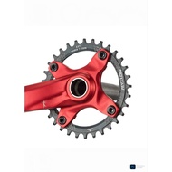 Motsuv 34T Chainring 104 Gear Crankset Aluminum Alloy Black
