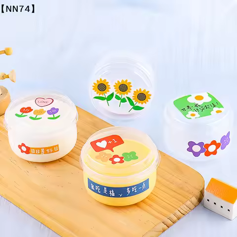 10Sets Transparent Baking Pudding Cup Japanese Caramel Pudding Beaker High Temperature Resistant Pud