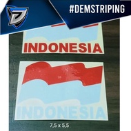 INDONESIAN FLAG STICKERS